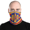 Masque Cache cou Roumanie - blason roumain face
