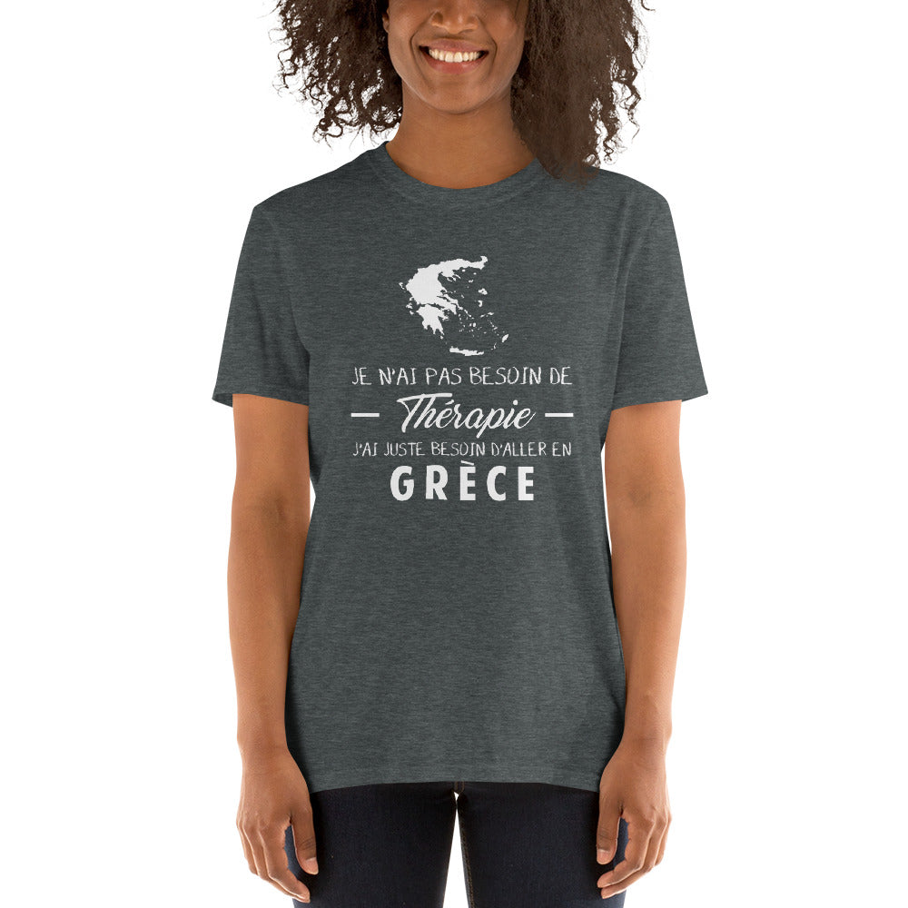 Thérapie Grèce - T-shirt Standard - Ici & Là - T-shirts & Souvenirs de chez toi