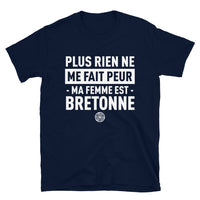 Thumbnail for T-shirt Bretagne noir dos - Plus rien ne me fait peur ma femme est