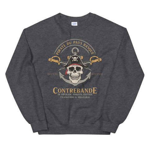 Pirate du pays Basque - Sweatshirt - Ici & Là - T-shirts & Souvenirs de chez toi