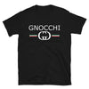 T-shirt Italie noir - Gnocchi avec humour et fierté