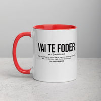 Thumbnail for Définition drôle Vai Te Foder pour le café des Portugais le matin  - Mug Tasse Couleurs intérieures - Ici & Là - T-shirts & Souvenirs de chez toi