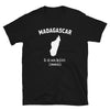 T-shirt Madagascar noir - Mon histoire commence avec humour