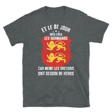 Et 8e jour Dieu créa les Normands - Tee-shirt standard - Ici & Là - T-shirts & Souvenirs de chez toi
