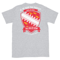 Thumbnail for T-shirt Alsacien bleu marine dos - Je ne suis pas parfait mais.
