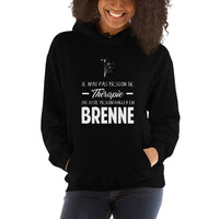 Thumbnail for Brenne Thérapie - Sweatshirt à capuche - Ici & Là - T-shirts & Souvenirs de chez toi