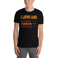 Thumbnail for T-shirt Lorrain gris sport - texte humoristique sur les origines