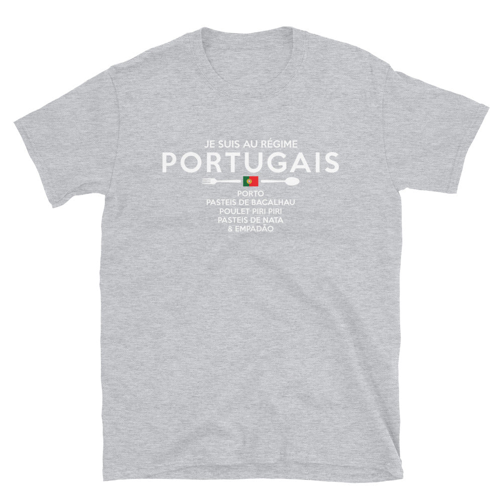 T-shirt Portugal bleu marine dos - Régime portugais et plats délicieux
