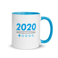 Thumbnail for Mug drôle 2020 bleu dos - Une tasse pour sourire malgré tout