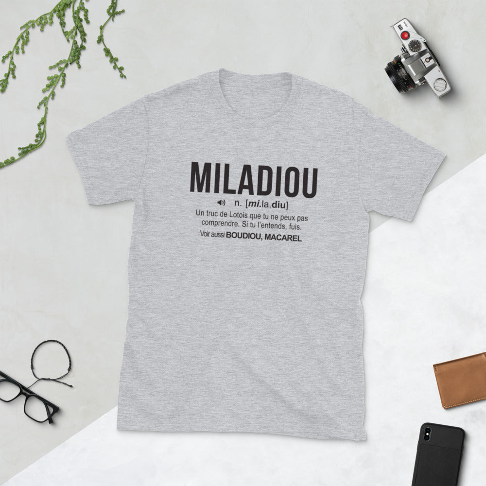 T-shirt Lotois blanc dos - Miladiou, un truc de lotois