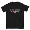 T-shirt Savoie noir - Je suis entouré de Monchu