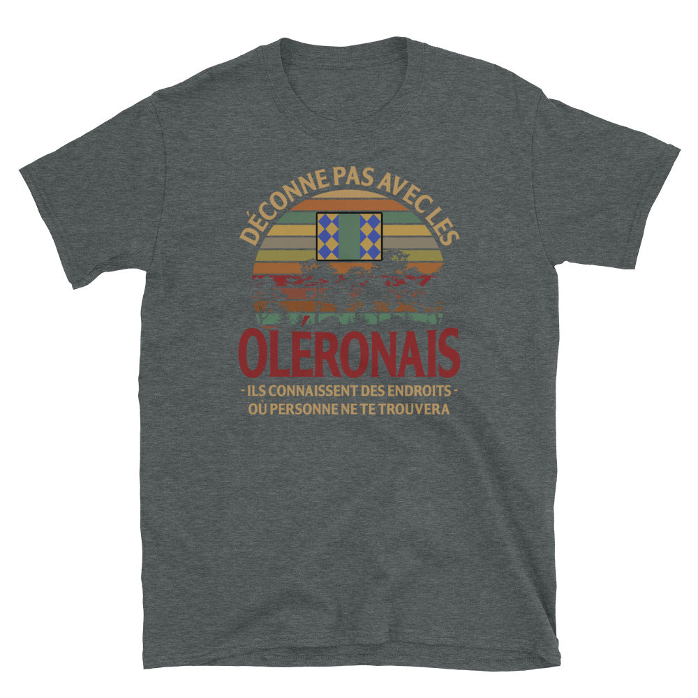 T-shirt Charente Maritime noir - Fierté des Oléronais