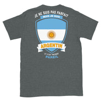 Thumbnail for T-shirt Argentine bleu marine - Je ne suis pas parfait mais.