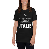 Thumbnail for Thérapie Italie - T-shirts humour Unisexe Standard - Pour les amoureux de l'Italie - Ici & Là - T-shirts & Souvenirs de chez toi