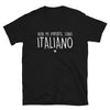 T-shirt Italie noir - Je m'en fous, je suis Italien !