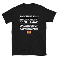 Thumbnail for T-shirt Auvergne noir - Ne jamais emmerder un auvergnat