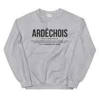 Thumbnail for Ardéchois définition drôle - Sweatshirt - Ici & Là - T-shirts & Souvenirs de chez toi