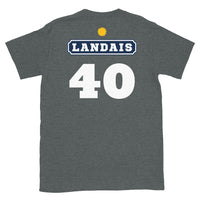 Thumbnail for T-shirt Landais 40 Pastis gris sport - texte humoristique sur le pastis