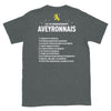 T-shirt Aveyron noir - Les 10 commandements humoristiques