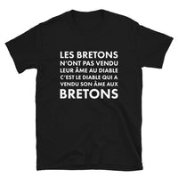 Thumbnail for T-shirt Bretagne noir - Les bretons n'ont pas vendu leur âme au diable
