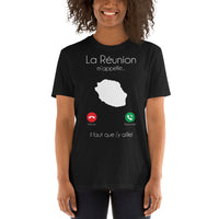 Thumbnail for T-shirt La Réunion bleu marine - M'appelle, design humoristique