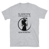 Thumbnail for T-shirt Italie blanc - Princesse guerrière avec humour
