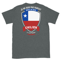 Thumbnail for T-shirt Chili bleu marine - Je ne suis pas parfait mais.