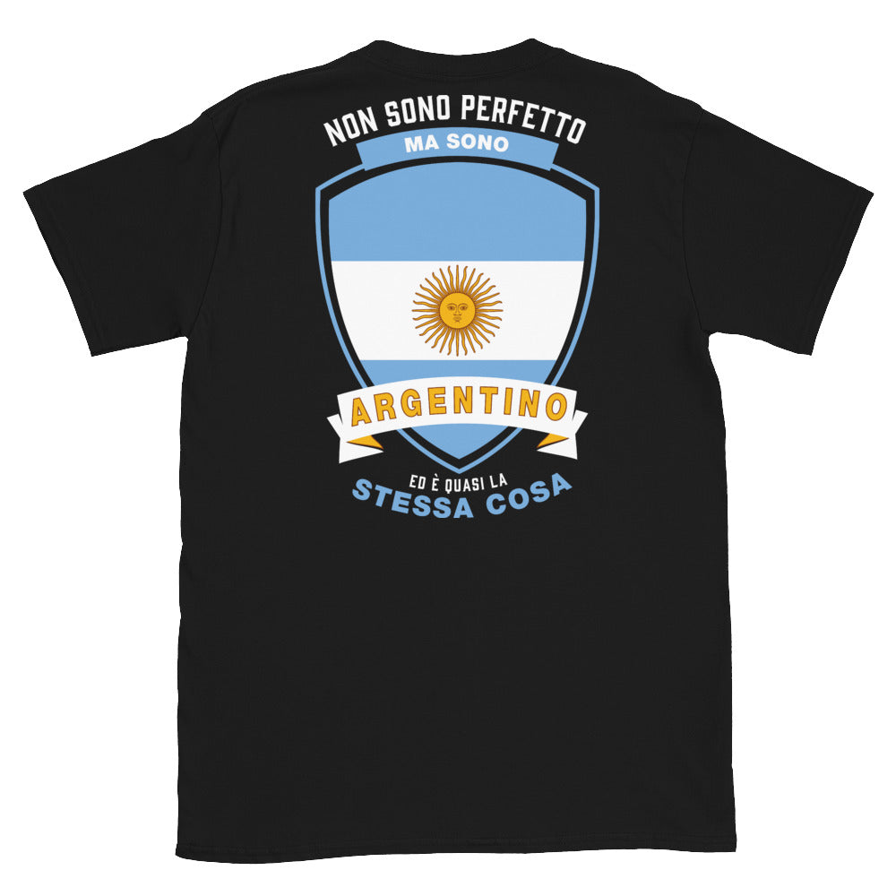 T-shirt Argentine blanc - Non sono perfetto ma sono argentino