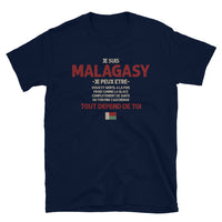 Thumbnail for T-shirt Madagascar bleu marine dos - Malagasy ça dépend de toi