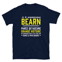 Thumbnail for T-shirt Béarn bleu marine dos - Grande histoire à prendre avec humour