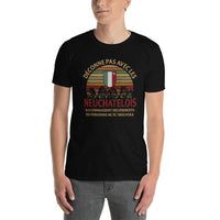 Thumbnail for T-shirt Neuchâtel noir dos - Confort et fierté locale