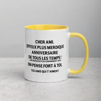 Thumbnail for Mug confinement 2020 bleu dos - Joyeux anniversaire décalé