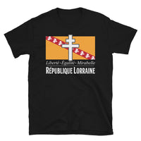Thumbnail for T-shirt Lorraine noir - Liberté Égalité Mirabelle