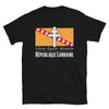 T-shirt Lorraine noir - Liberté Égalité Mirabelle