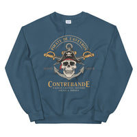 Thumbnail for Sweatshirt Aveyron gris sport dos - Fierté des pirates locaux