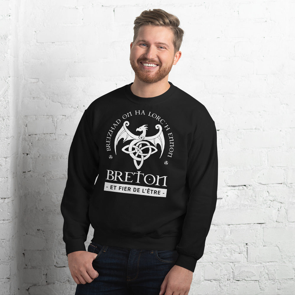 Breizhad on ha lorc'h ennon - Je suis breton et j'en suis fier - Sweatshirt Celte - Ici & Là - T-shirts & Souvenirs de chez toi