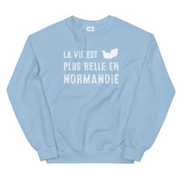 Thumbnail for La vie est plus belle en Normandie - Sweatshirt - Ici & Là - T-shirts & Souvenirs de chez toi