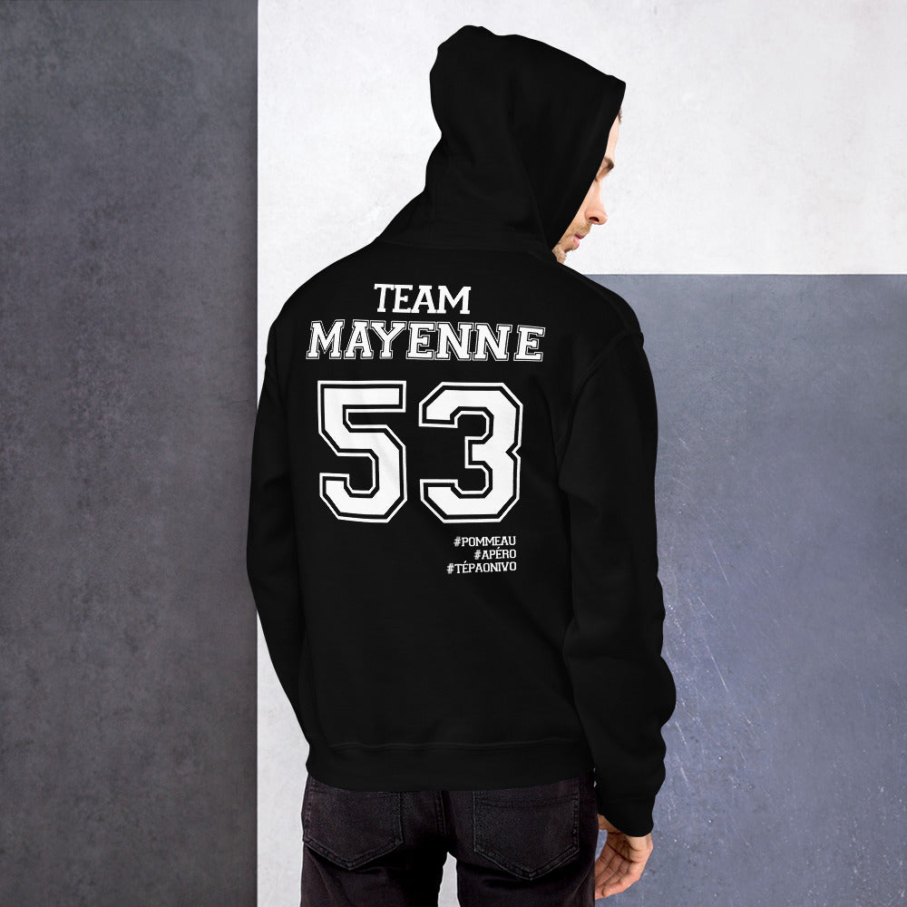 Sweatshirt Mayenne 53 gris sport - Confort et style local
