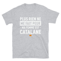 Thumbnail for T-shirt humour Catalogne gris sport - Ma femme est catalane