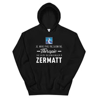 Thumbnail for Zermatt Thérapie - Sweatshirt à capuche - Ici & Là - T-shirts & Souvenirs de chez toi