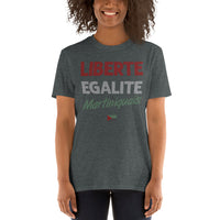 Thumbnail for T-shirt Martinique bleu marine - Liberté, Égalité, fierté locale