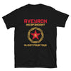T-shirt Aveyron noir - Aligot pour tous avec humour
