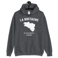 Thumbnail for Sweatshirt Bretagne gris foncé - Mon histoire commence avec fierté