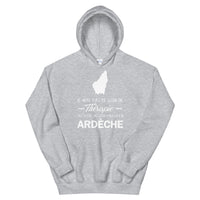 Thumbnail for Sweatshirt Ardèche gris sportif - Pas besoin de thérapie