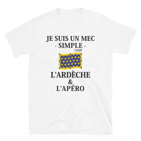 Thumbnail for Ardèche & L'Apéro - T-shirt Standard - Ici & Là - T-shirts & Souvenirs de chez toi