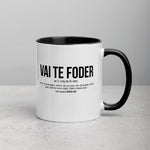 Définition drôle Vai Te Foder pour le café des Portugais le matin  - Mug Tasse Couleurs intérieures - Ici & Là - T-shirts & Souvenirs de chez toi