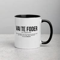 Thumbnail for Définition drôle Vai Te Foder pour le café des Portugais le matin  - Mug Tasse Couleurs intérieures - Ici & Là - T-shirts & Souvenirs de chez toi