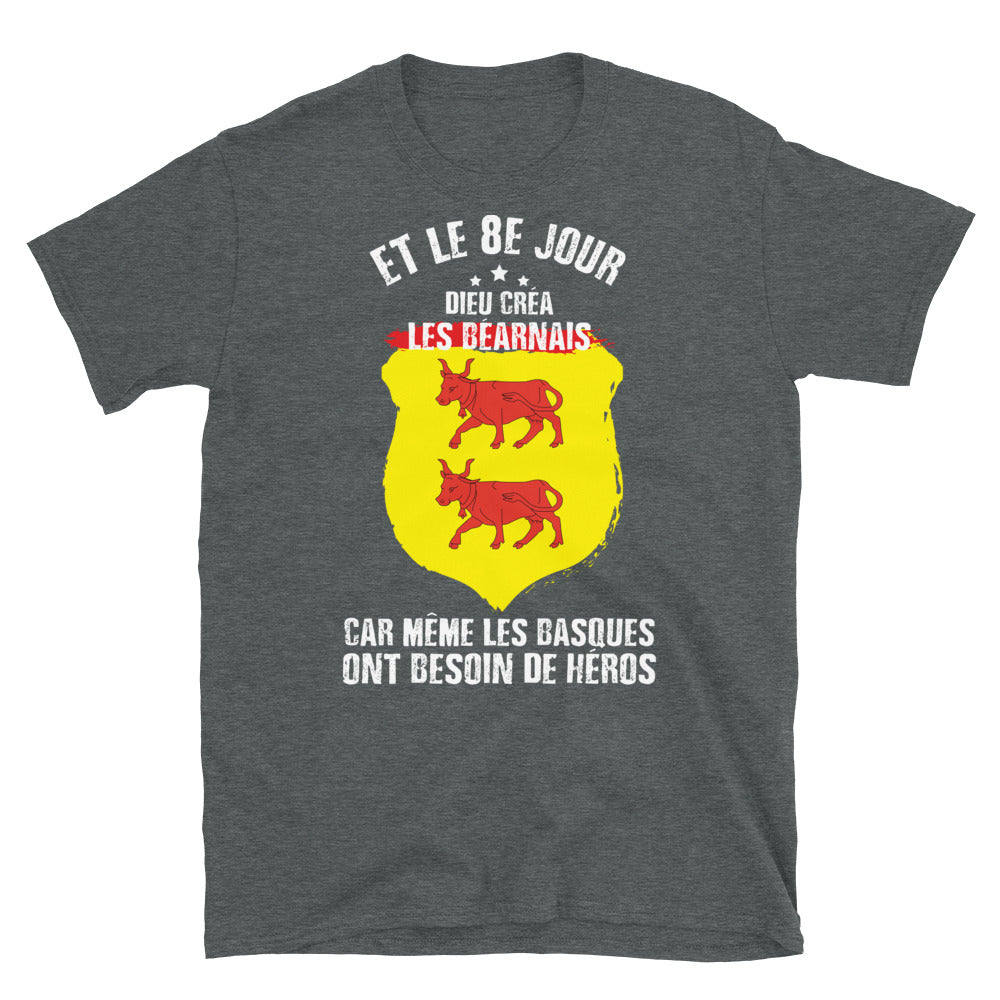 8e Jour Béarnais - T-shirt Standard - Ici & Là - T-shirts & Souvenirs de chez toi