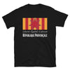T-shirt Provence noir - Fierté et humour en coton doux