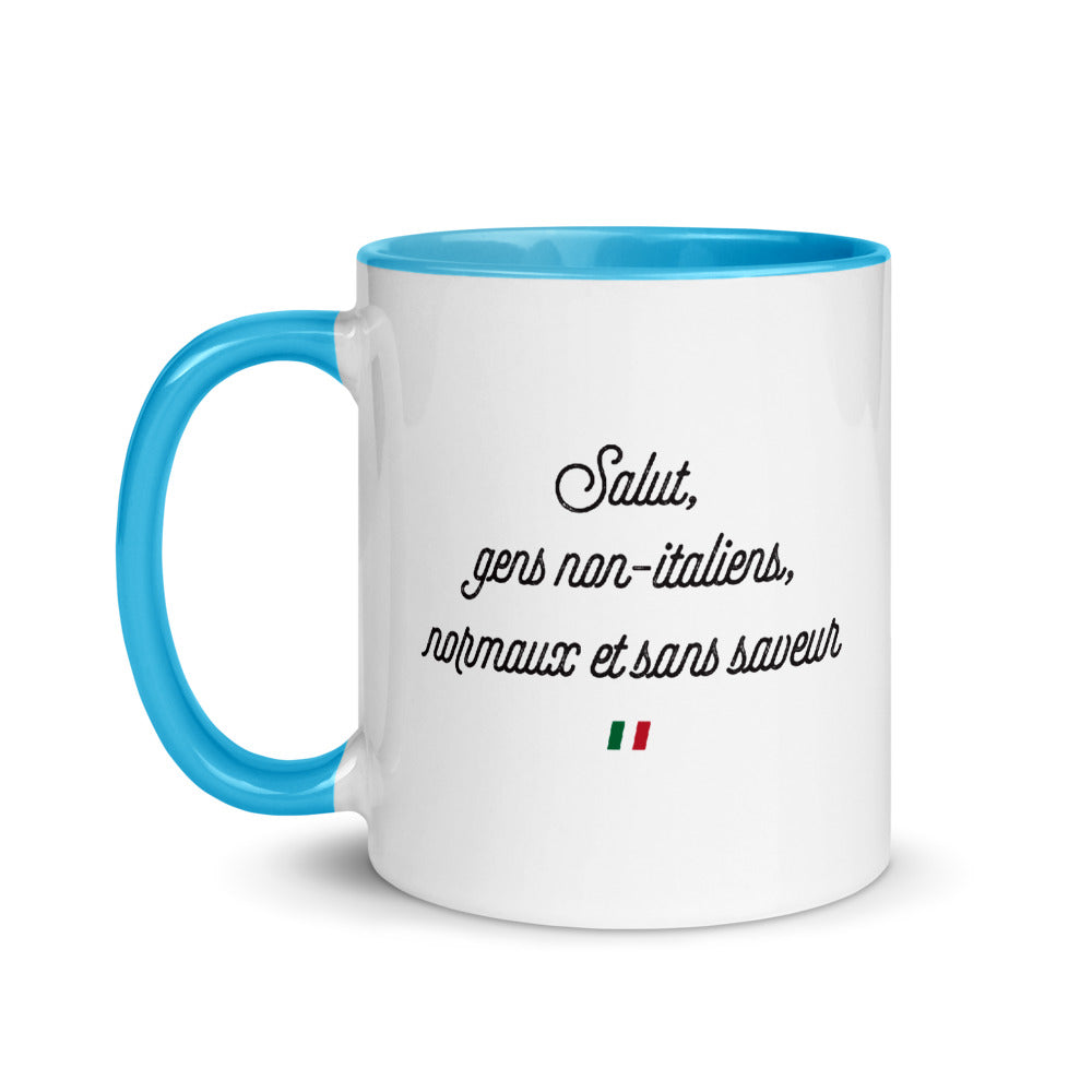 Mug Italie rouge - design coloré pour le café